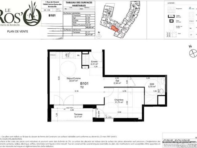 Appartement vente à Notre-Dame-de-Bondeville, Seine-Maritime