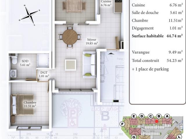 Appartement vente à French, Sainte-Anne