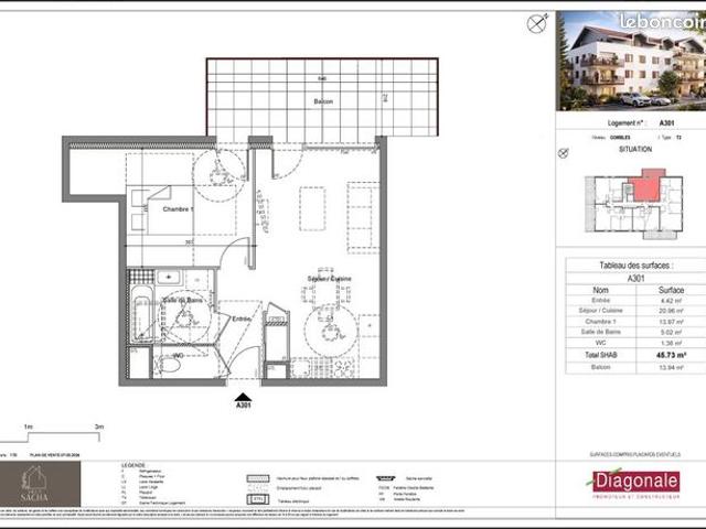 Appartement vente à Thonon-les-Bains, Perrignier