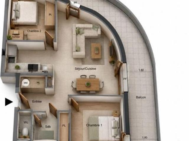 Appartement vente à Saint-Nazaire, Loire-Atlantique