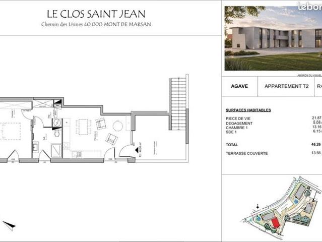 Appartement vente à Mont-de-Marsan, Mont-de-marsan