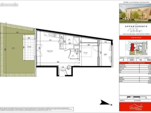 Appartement vente à Château-Thierry, Château-thierry