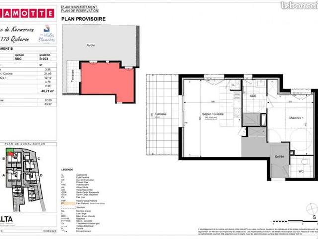 Appartement vente à Lorient, Bretagne