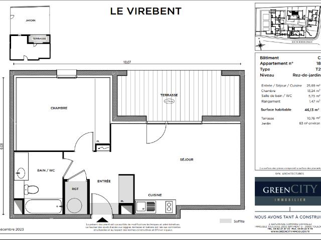 Appartement location à Toulouse, Launaguet