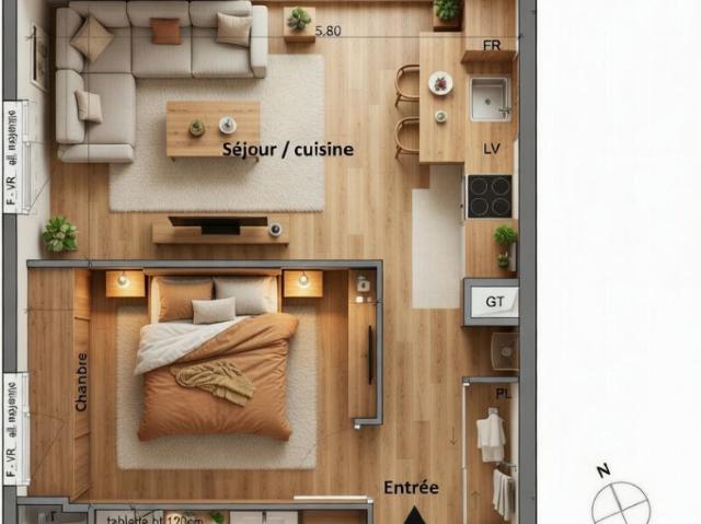 Appartement vente à Grenoble, Le Versoud