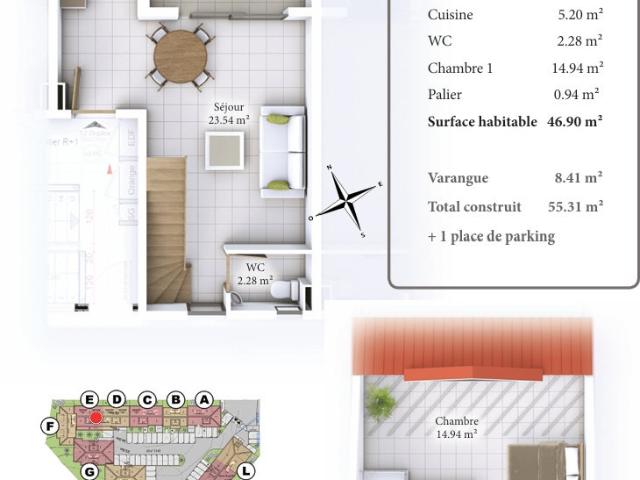 Appartement vente à French, Sainte-Anne