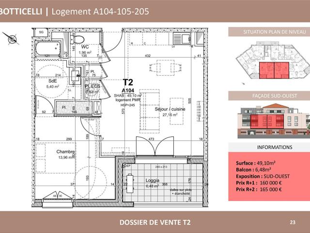 Appartement vente à Saint-Martin, Albi