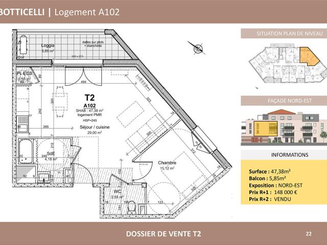 Appartement vente à Saint-Martin, Albi