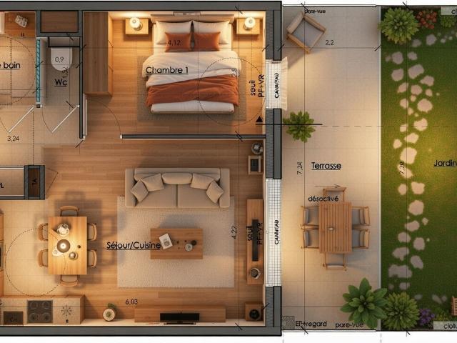 Appartement vente à Grenoble, Montbonnot-saint-martin