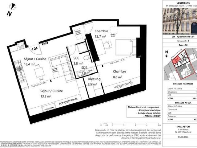 Appartement vente à Toulouse