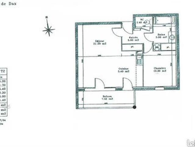 Appartement vente à Dax