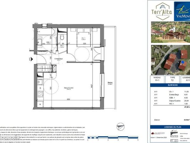 Appartement vente à Bonneville, Cordon