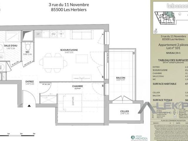 Appartement vente à La Roche-sur-Yon, Les Herbiers