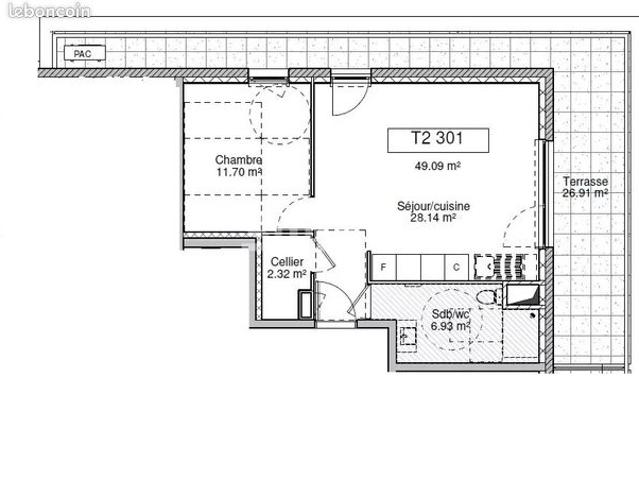 Appartement vente à Grenoble, Villard-bonnot