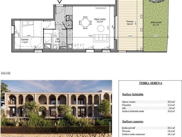 Appartement vente à Nîmes, Nages-et-solorgues