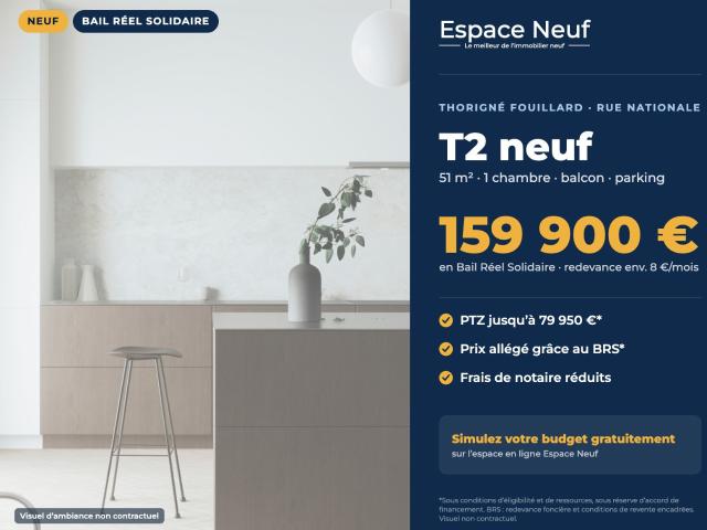 Appartement vente à La Croiserie, Thorigné-Fouillard