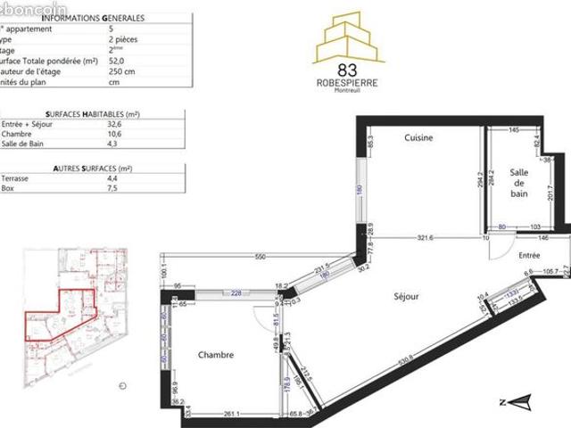 Appartement vente à Dreux, Montreuil