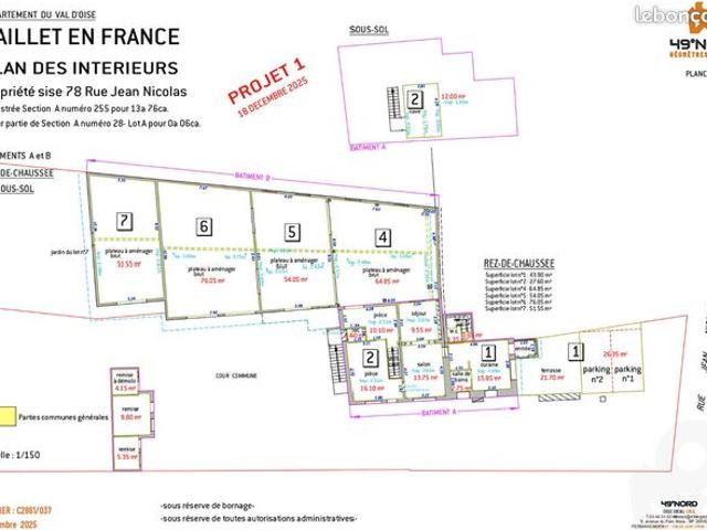 Appartement vente à Sarcelles, Baillet-en-france