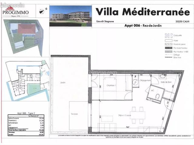 Appartement vente à Calvi