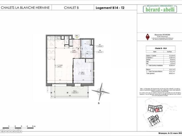 Appartement vente à Briançon, Saint-chaffrey