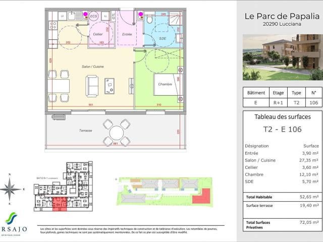 Appartement vente à Bastia, Lucciana
