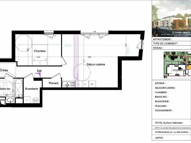 Appartement vente à La Tour-du-Pin, Pont-de-chéruy