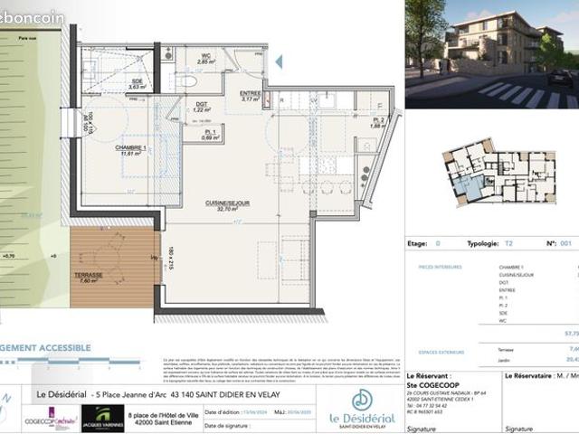 Appartement vente à Yssingeaux, Saint-didier-en-velay