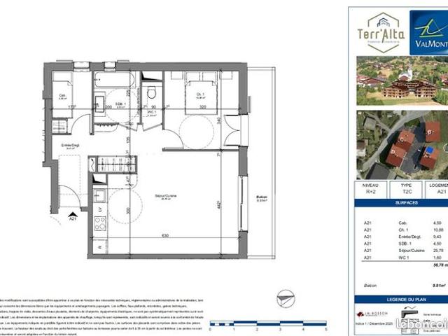 Appartement vente à Bonneville, Cordon