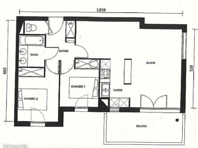 Appartement vente à Libourne, Génissac