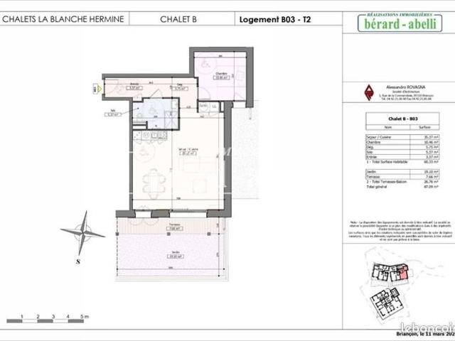 Appartement vente à Briançon, Saint-chaffrey