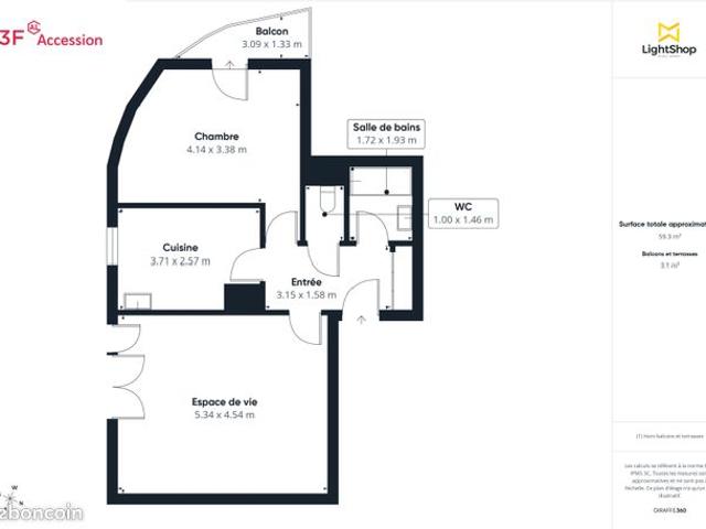 Appartement vente à Nanterre, Clichy