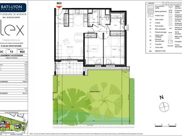 Appartement vente à Châlons-en-Champagne, Francheville