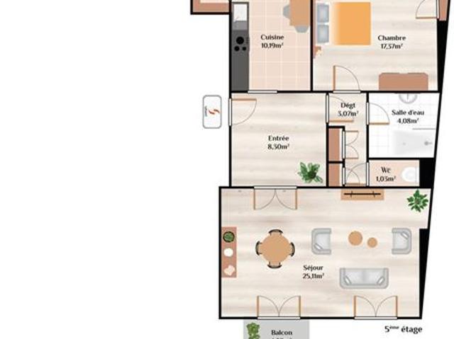 Appartement vente à Montluçon