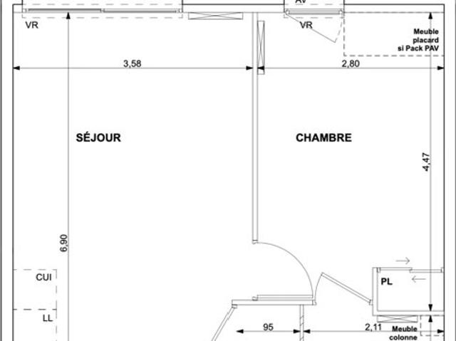 Appartement vente à Nanterre, Colombes