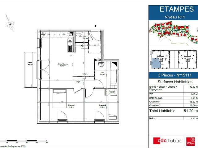 Appartement location à Hameau de Guignonville, Étampes