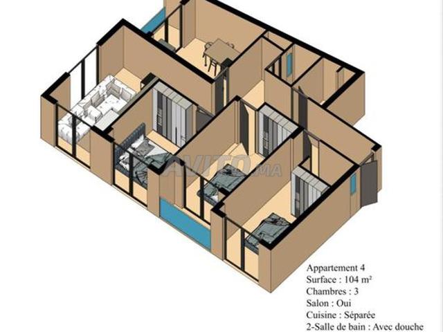 Appartement vente à Al Hoceïma, Tanger-Tétouan