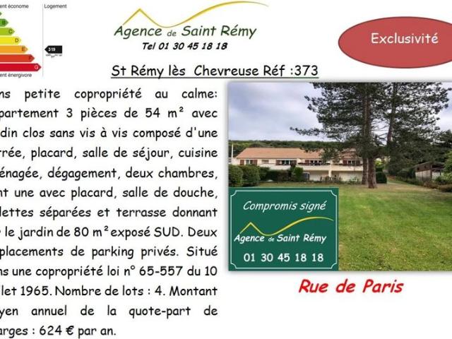 Appartement vente à Rambouillet, Saint-rémy-lès-chevreuse