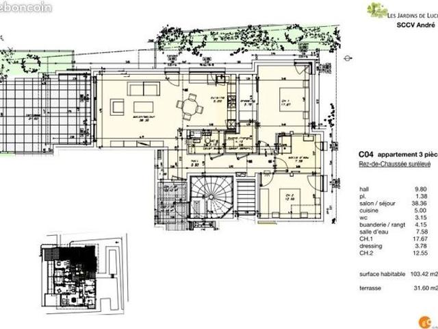 Appartement vente à Strasbourg, Eschau
