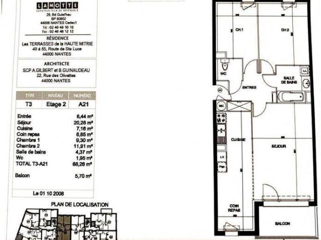 Appartement location à Nantes