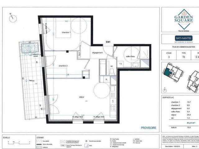 Appartement location à Nantes, Saint-herblain
