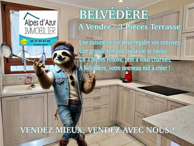 Appartement vente à Nice, Belvédère