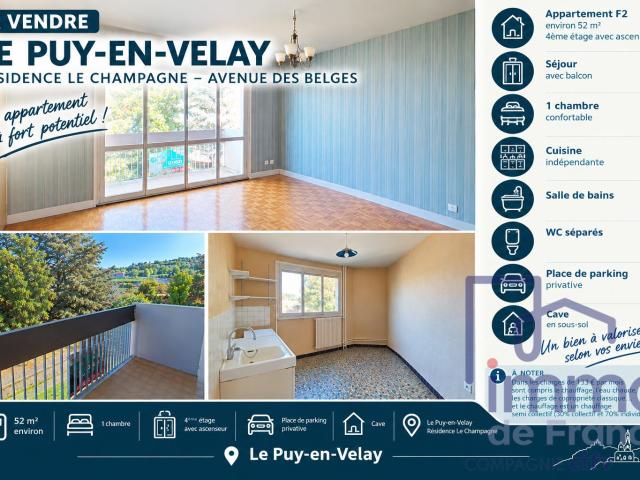Appartement vente à Le Puy-en-Velay, Haute-Loire