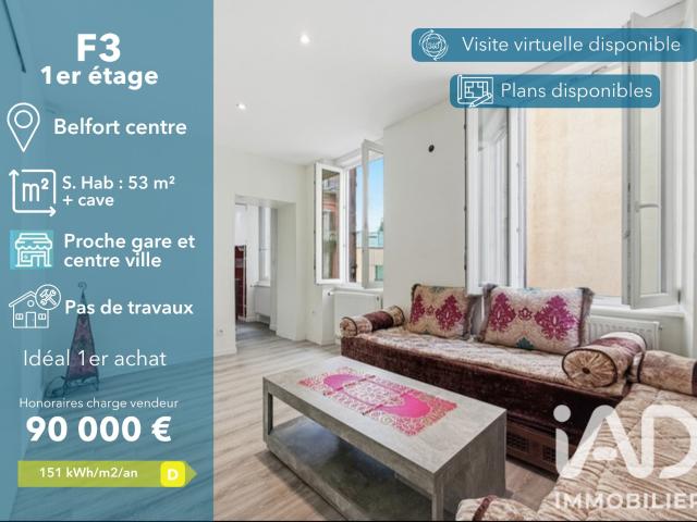 Appartement vente à Belfort, Saraz
