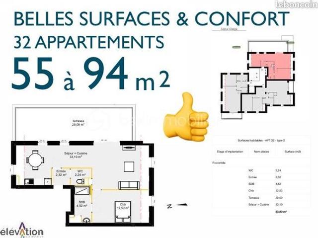 Appartement vente à Calais, Marck