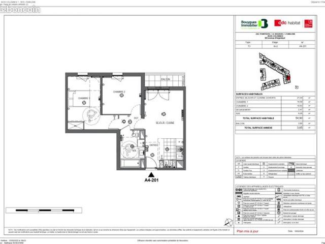Appartement vente à Nanterre, Bois-colombes