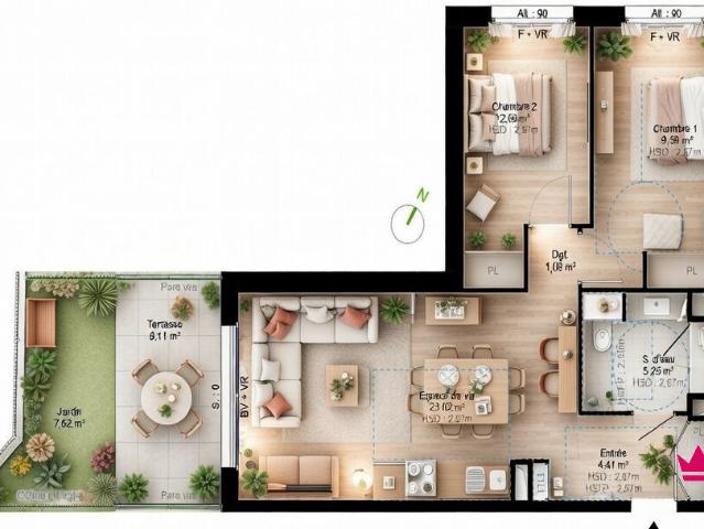 Appartement vente à Chambéry, Challes-les-eaux