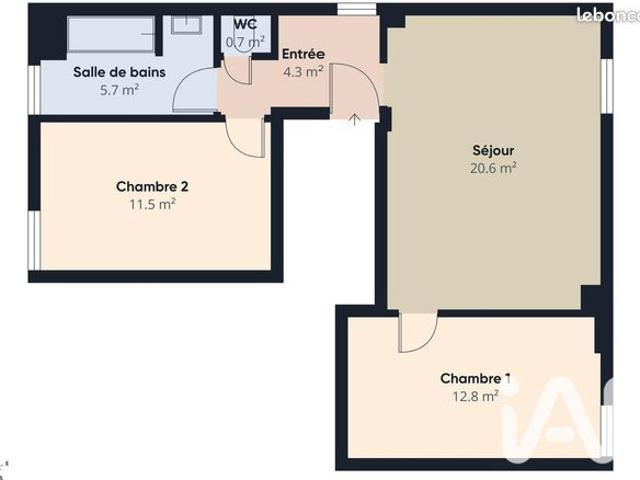 Appartement vente à Bernay, Saint-siméon