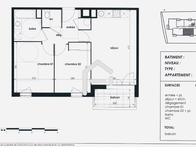 Appartement vente à Les Izards-Trois Cocus, Toulouse