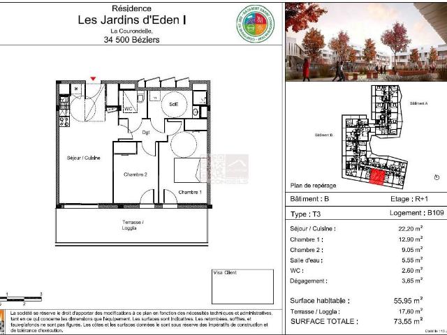 Appartement vente à Béziers