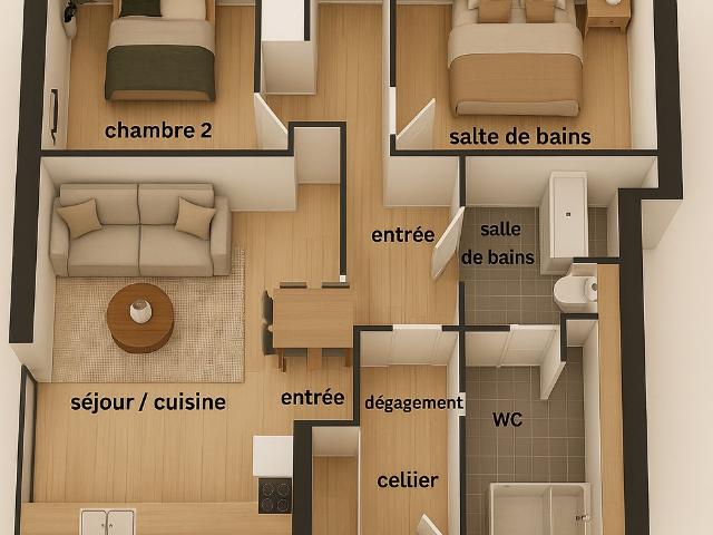 Appartement vente à Blaye, Saint-andré-de-cubzac